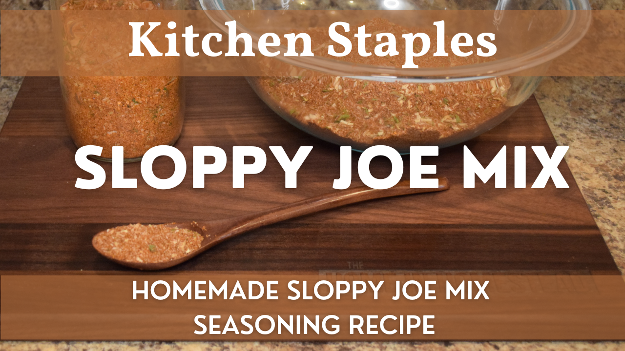 Homemade Sloppy Joe Mix