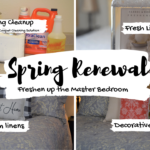 Spring Renewal with Homemade Carpet Shampoo Ingredients, Linen Spray, Bedroom Linens and Decorative Pillows