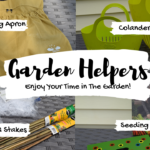UpBloom Harvesting Apron, Colander Baskets, Plant Clips & Stakes and Seeding Square
