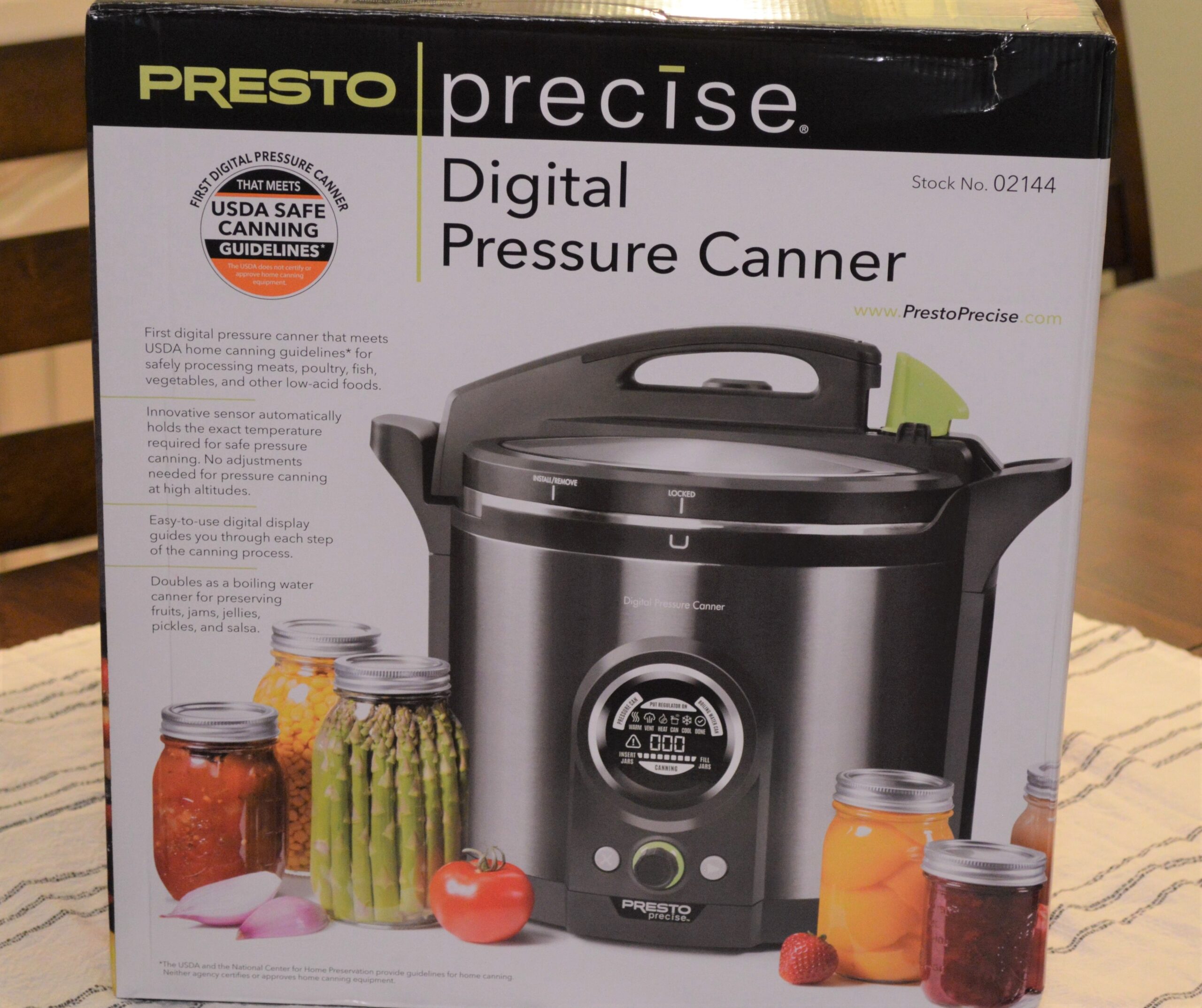 Presto Digital Pressure Canner in the Box
