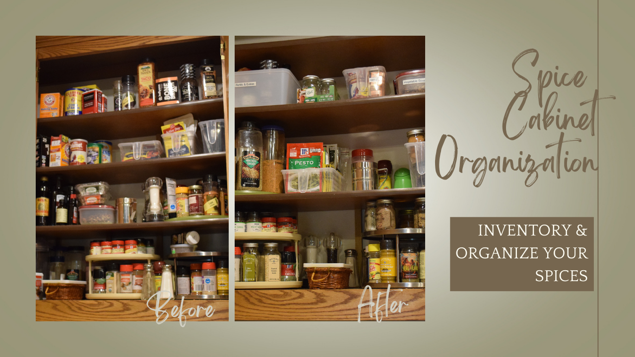 Spice Cabinet Organization | How to Inventory & Organize Your Spices
