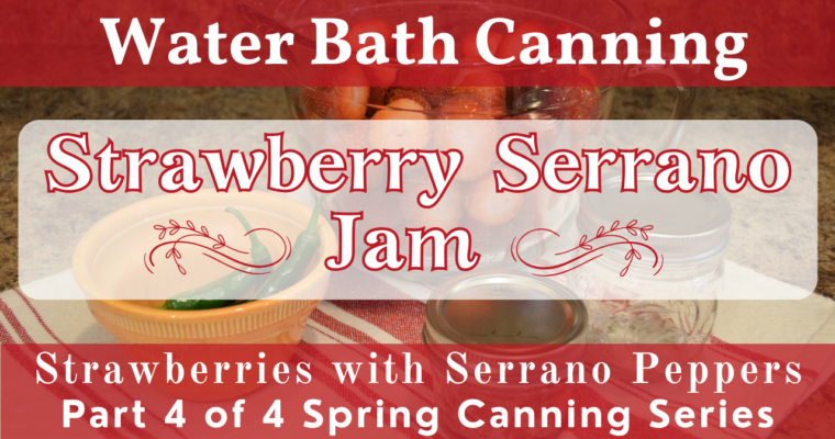 Strawberry Serrano Jam Recipe | How to Can Jam!