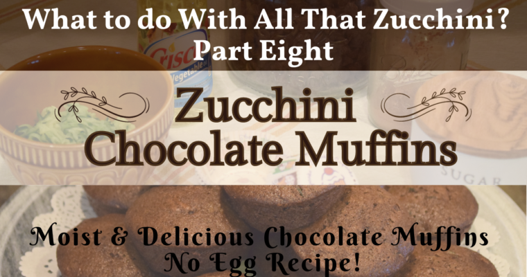 Zucchini Chocolate Muffins Recipe | How to Make Moist & Delicious Chocolate Muffins with No Eggs!