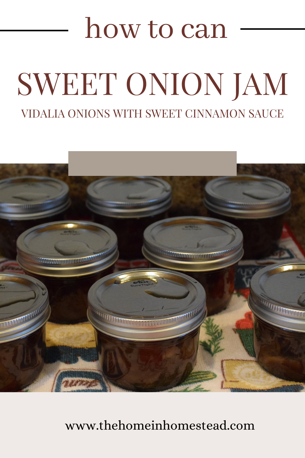 Sweet Onion Jam Onion Preservation How to Can a Sweet & Delicious