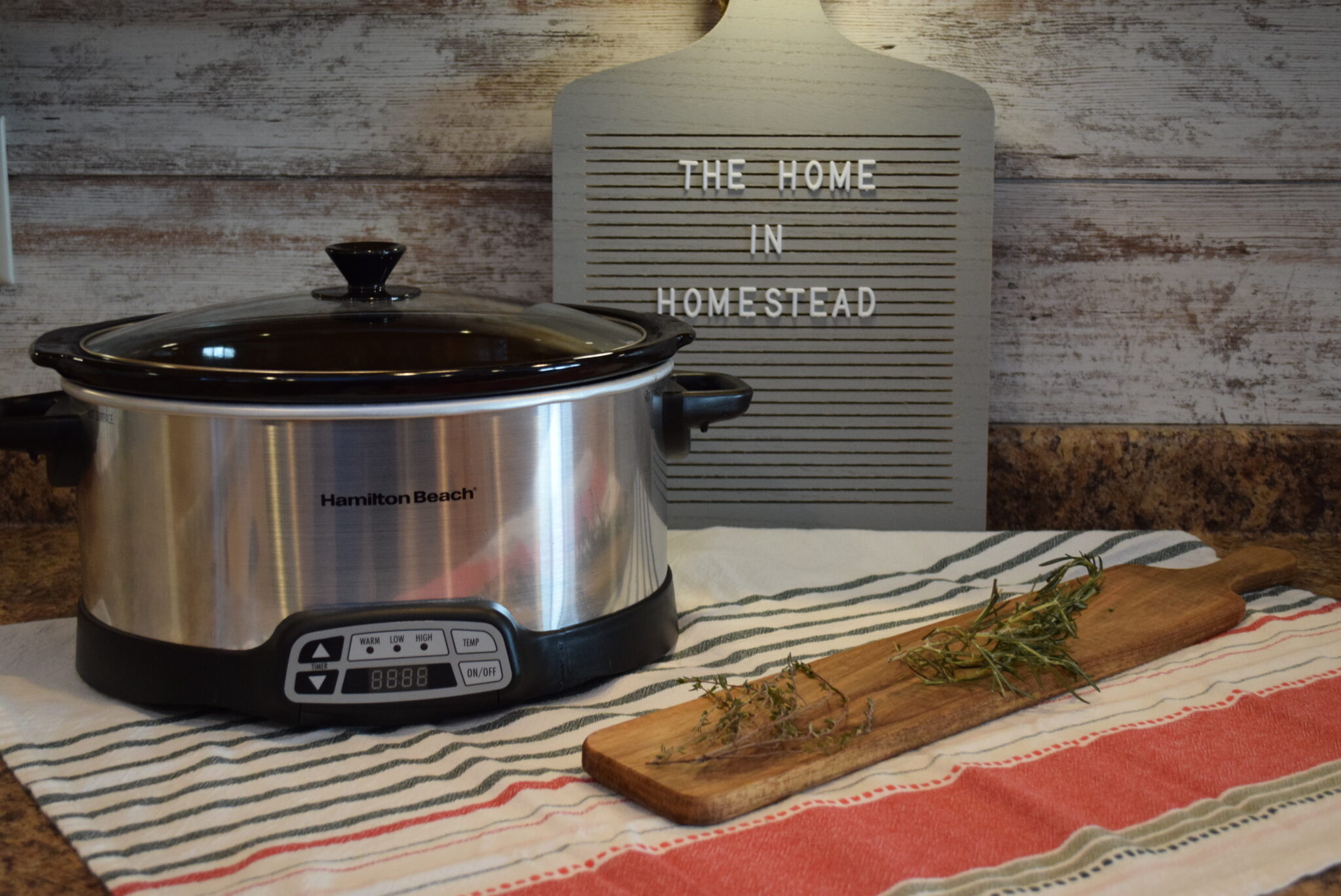 Rosemary & Thyme Chicken Dumpling Soup Recipe Crock Pot Cooking