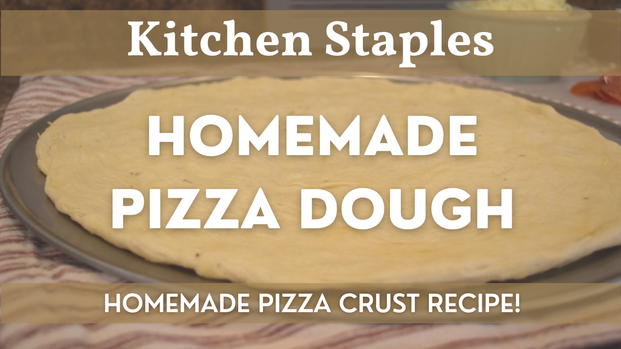 Homemade Pizza Dough | Easy Pizza Crust Recipe