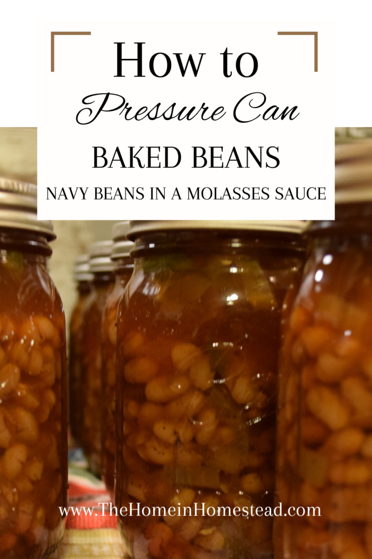 Homemade Baked Beans in Canning Jars