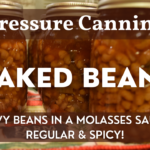 Homemade Baked Beans in Canning Jars
