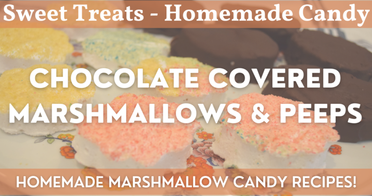 Homemade Chocolate Covered Marshmallows & Peeps | Classic Homemade Candy Recipes!