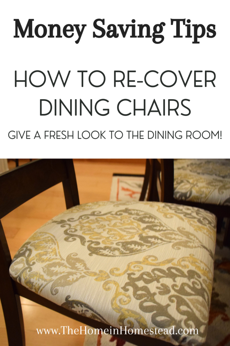 How to Re-Cover Dining Chairs