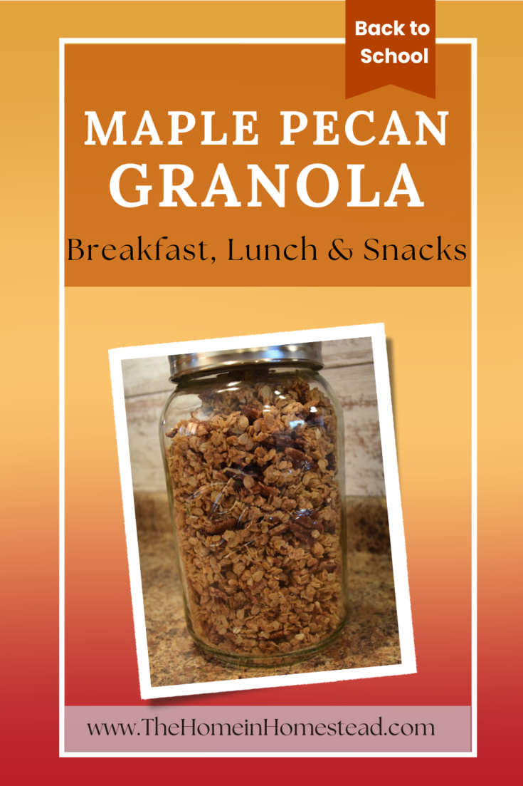 Maple Pecan Breakfast Granola Recipe