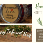 Homemade Gift Ideas - Rosemary Infused Salt