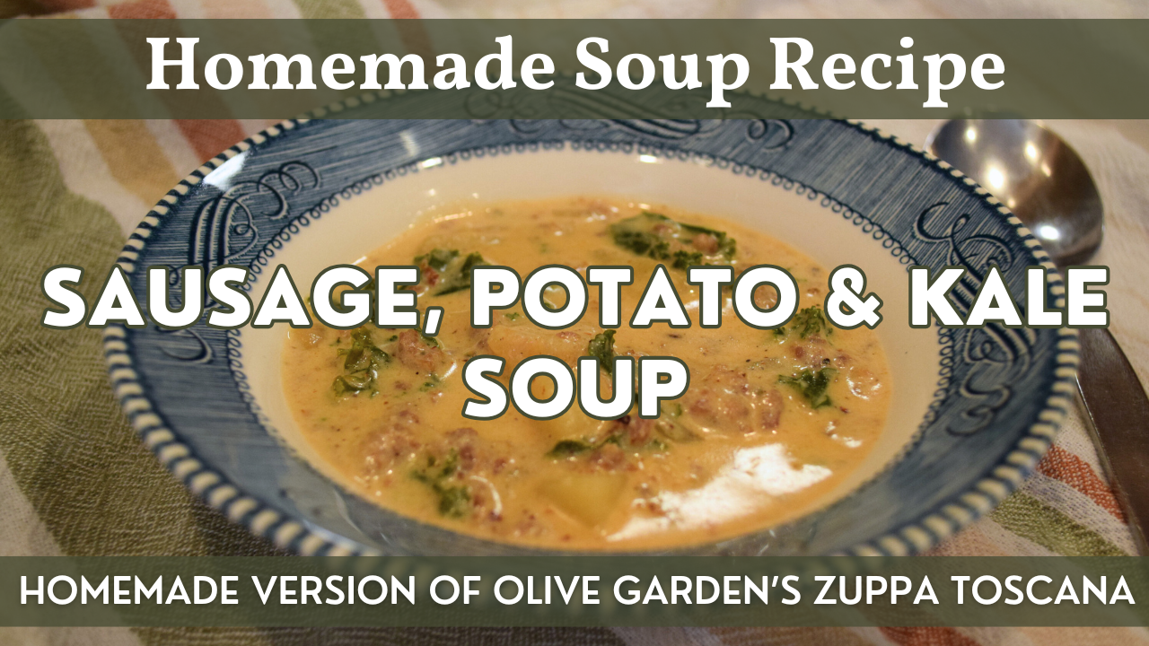 Sausage, Potato & Kale Soup | Instant Pot or Stovetop Meal | Homemade Version of Olive Garden’s Zuppa Toscana!