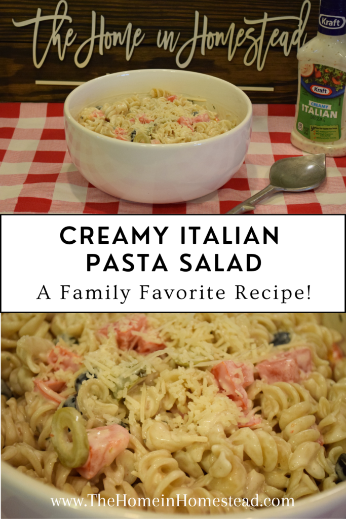 Creamy Italian Pasta Salad Recipe