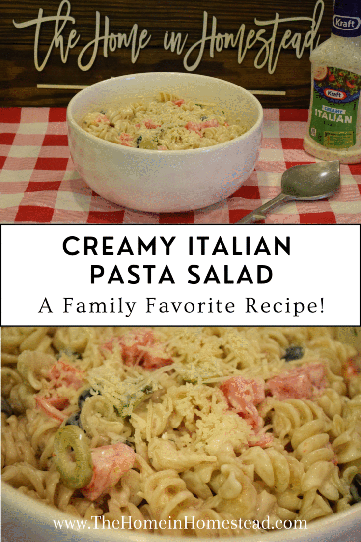 Creamy Italian Pasta Salad Recipe