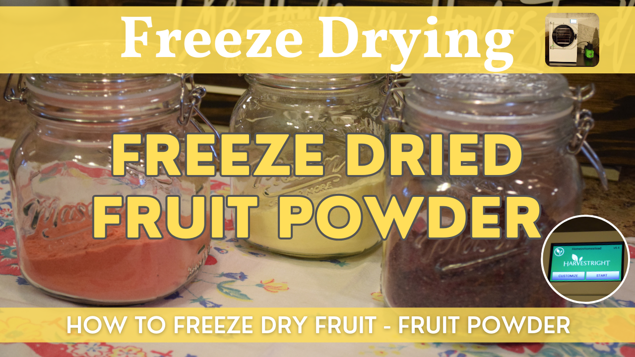 Freeze Dried Fruit for Fruit Powder | Harvest Right Freeze Dryer – Fruits | How to Freeze Dry Fruit!