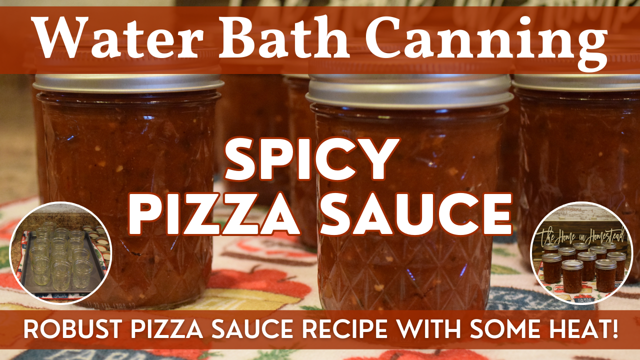 Spicy Pizza Sauce | Homemade Pizza / Marinara Sauce – Water Bath Canning Recipe