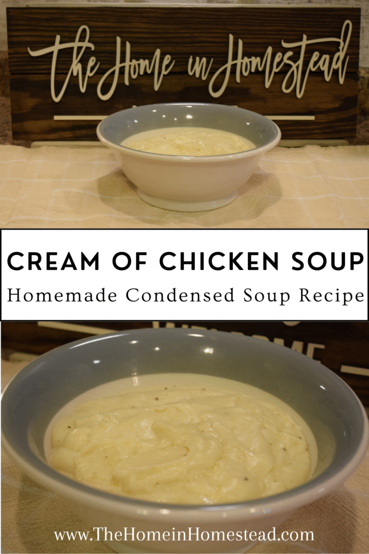 Homemade Cream of Chicken Soup Recipe