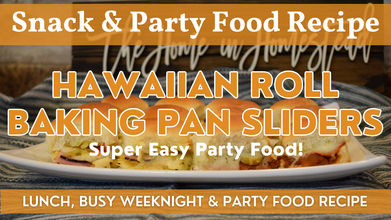 Hawaiian Roll Baking Pan Sliders | Super Easy Party Food | Game Day, Busy Weeknight & Snack Recipe