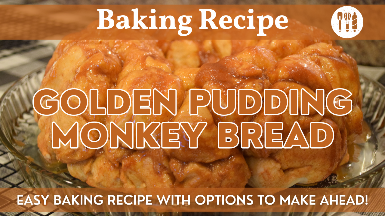Golden Pudding Monkey Bread | Super Easy Baking Recipe with Make Ahead Options!