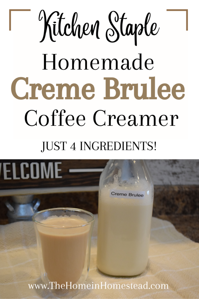 Homemade Creme Brulee Coffee Creamer Recipe