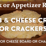 Homemade Cracker Recipe - Herb & Cheese Crackers