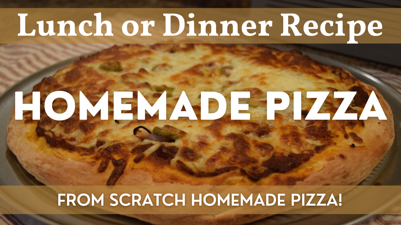 Homemade Pizza | Fresh & Delicious Homemade Pizza Great For Pizza Night!
