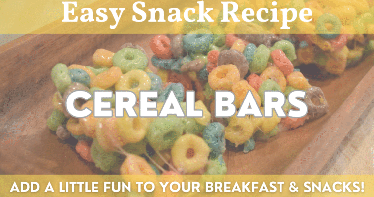 Homemade Cereal Bars Recipe | Back to School | Breakfast & Snacks | A Simple Sweet Treat for Everyone to Enjoy!