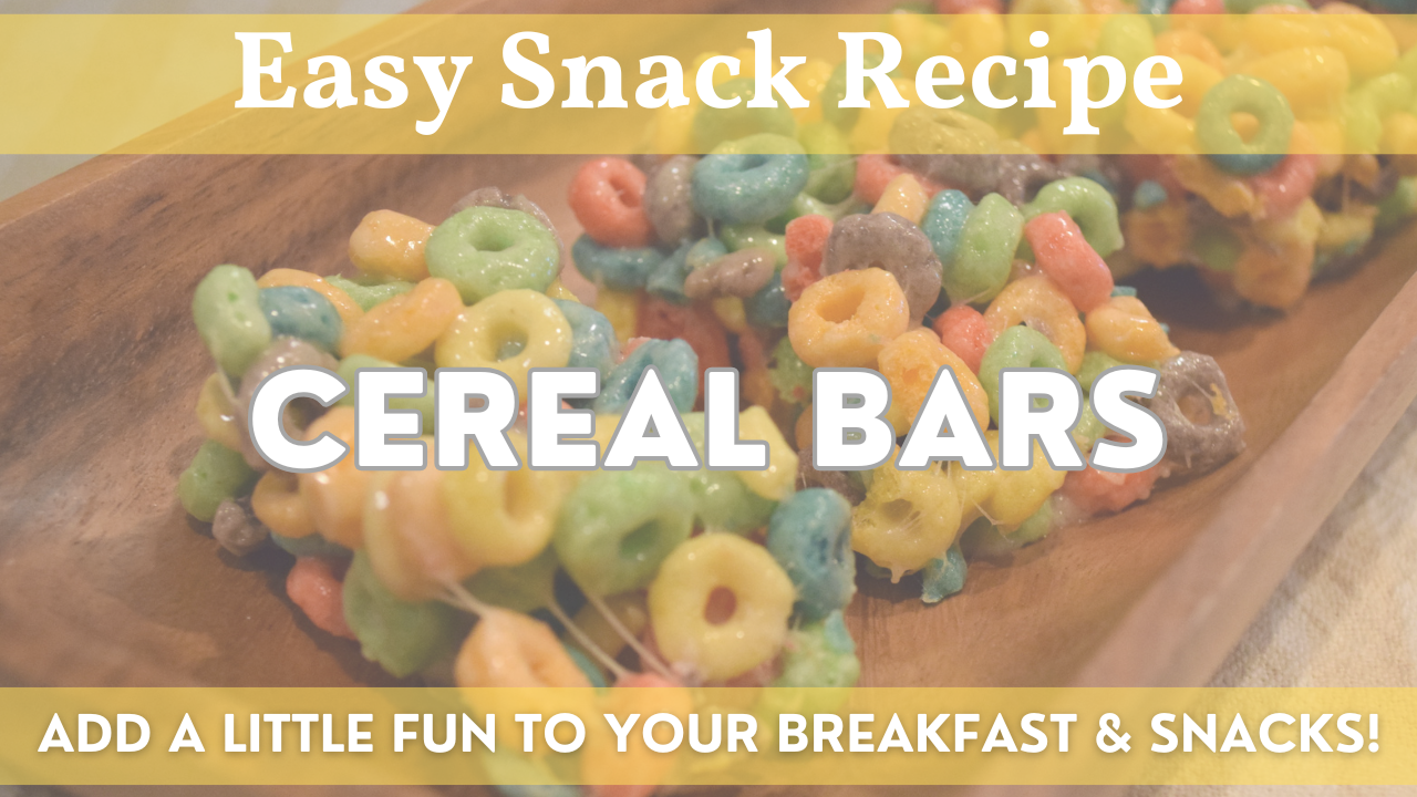 Homemade Cereal Bars Recipe | Back to School | Breakfast & Snacks | A Simple Sweet Treat for Everyone to Enjoy!
