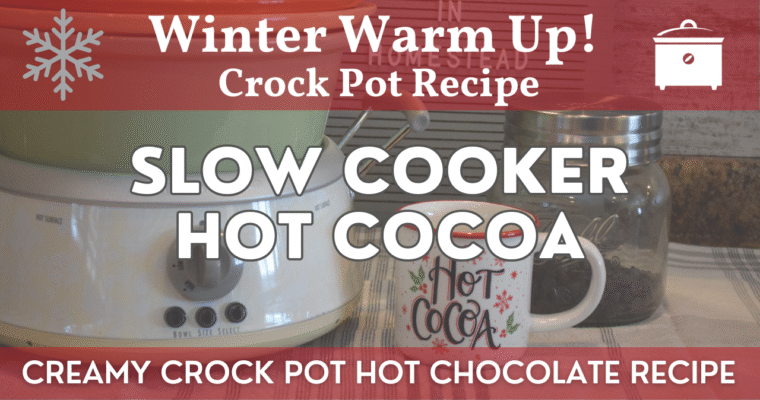 Slow Cooker Hot Cocoa | Crock Pot Cooking | Creamy & Delicious Crock Pot Hot Chocolate Recipe