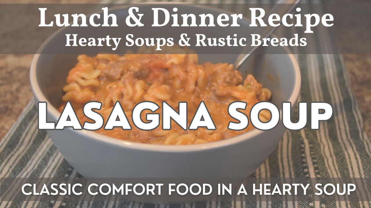 Homemade Lasagna Soup Recipe | Comfort Food in a Hearty Soup!