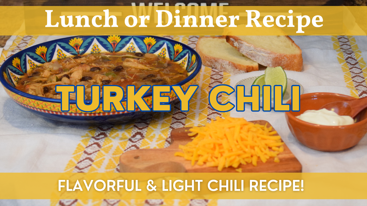 Turkey Chili Recipe | Flavorful & Delicious Way to Use Up Turkey Leftovers!