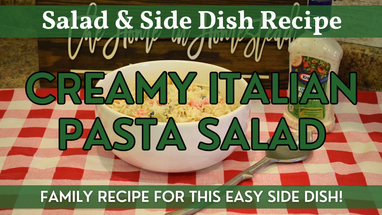 Creamy Italian Pasta Salad | Quick & EASY Recipe