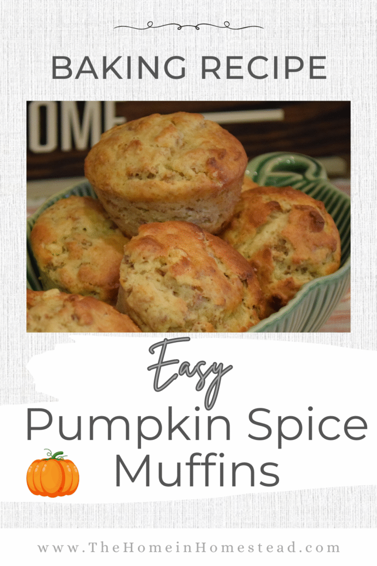 Easy Pumpkin Spice Muffin Recipe - made with a Secret Ingredient