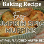 Easy Pumpkin Spice Muffin Recipe - made with a Secret Ingredient