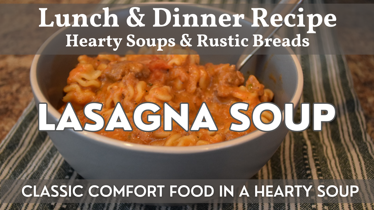 Homemade Lasagna Soup Recipe | Comfort Food in a Hearty Soup!
