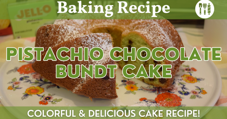 Pistachio Chocolate Bundt Cake | Easy Pistachio Cake Recipe Using Store-Bought Pantry Ingredients!