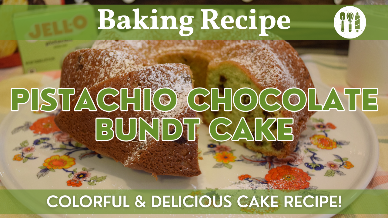 Pistachio Chocolate Bundt Cake | Easy Pistachio Cake Recipe Using Store-Bought Pantry Ingredients!